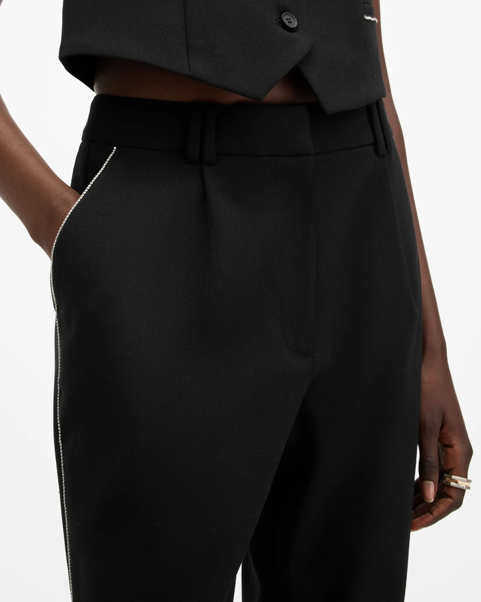 Atlas Embellished Tapered Trousers