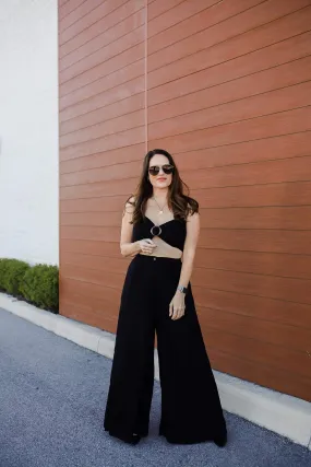 Blair Crop Top and Wide Leg Pant Set