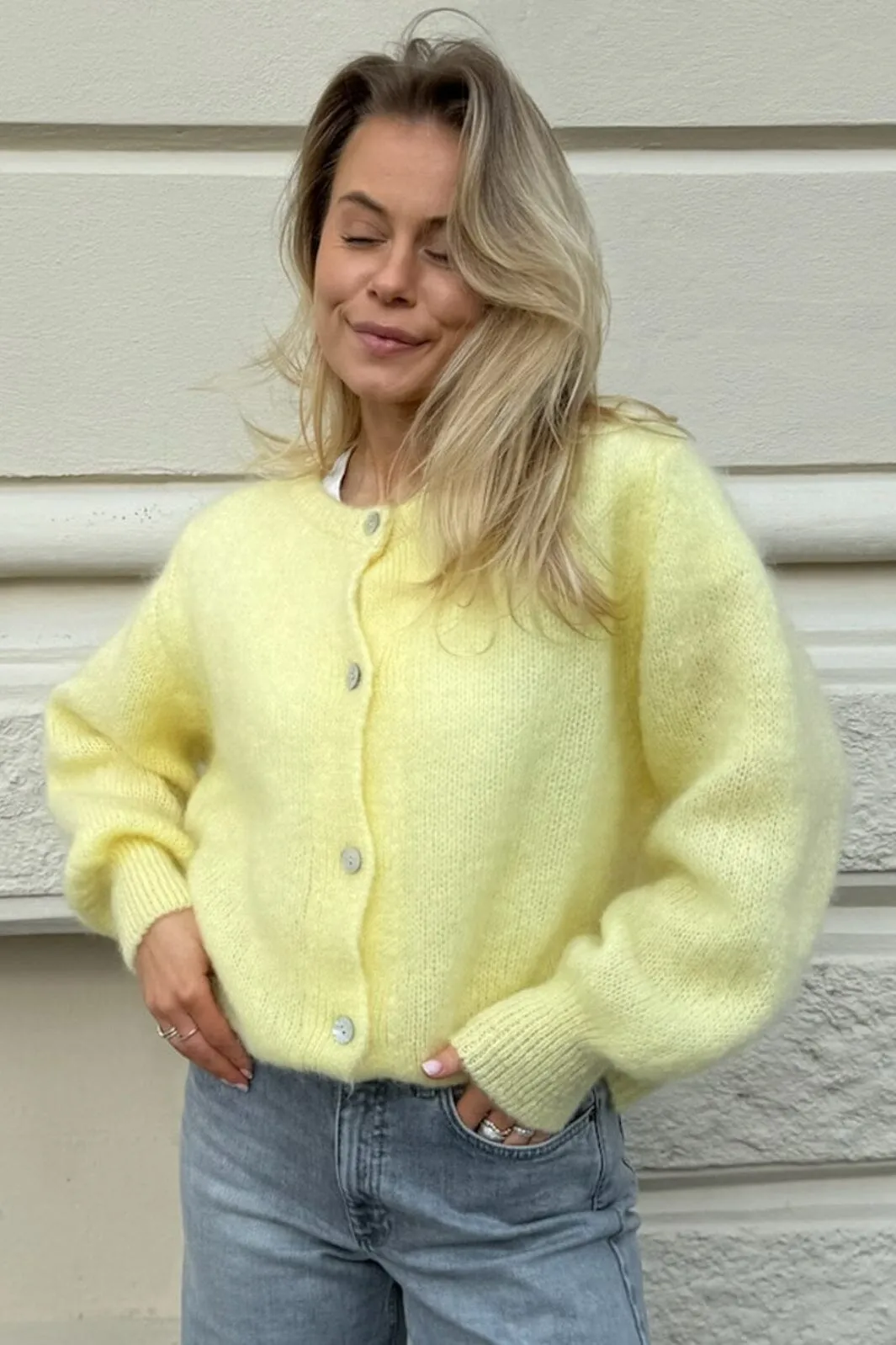 BYIC - Idaic Cardigan - yellow Yellow