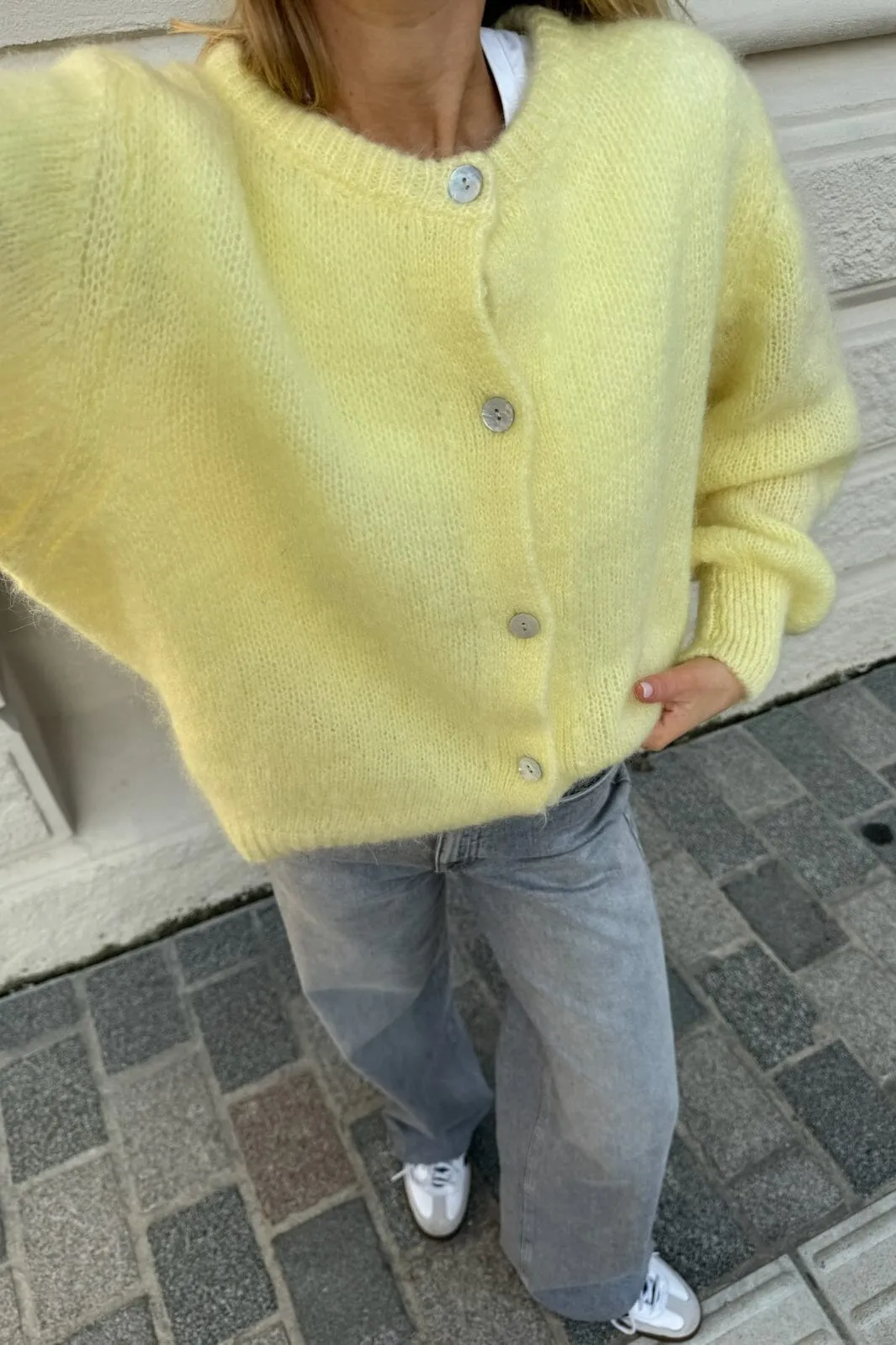 BYIC - Idaic Cardigan - yellow Yellow