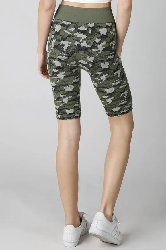 Camo Biker Shorts