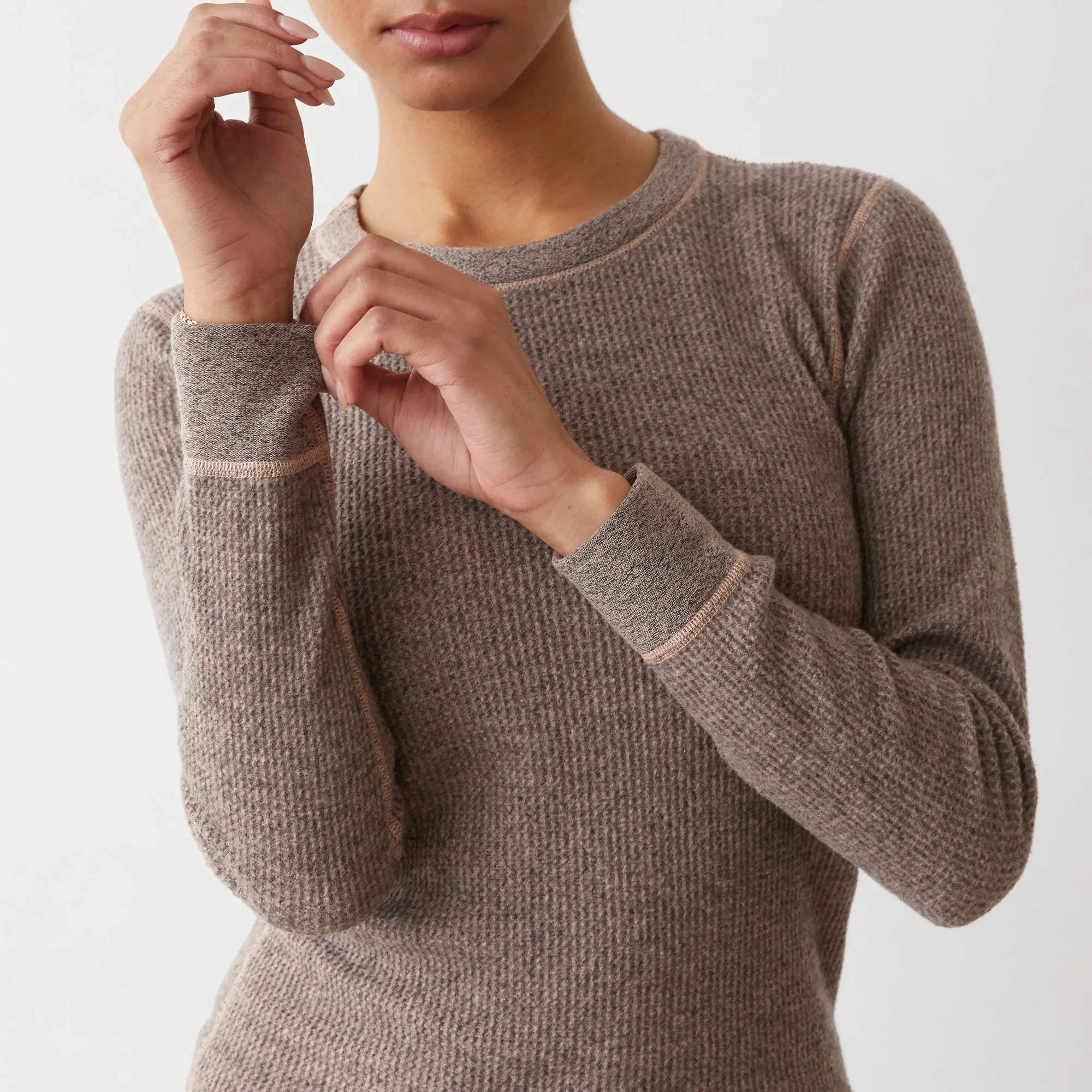 Cozy Heather Thermal Long Sleeve