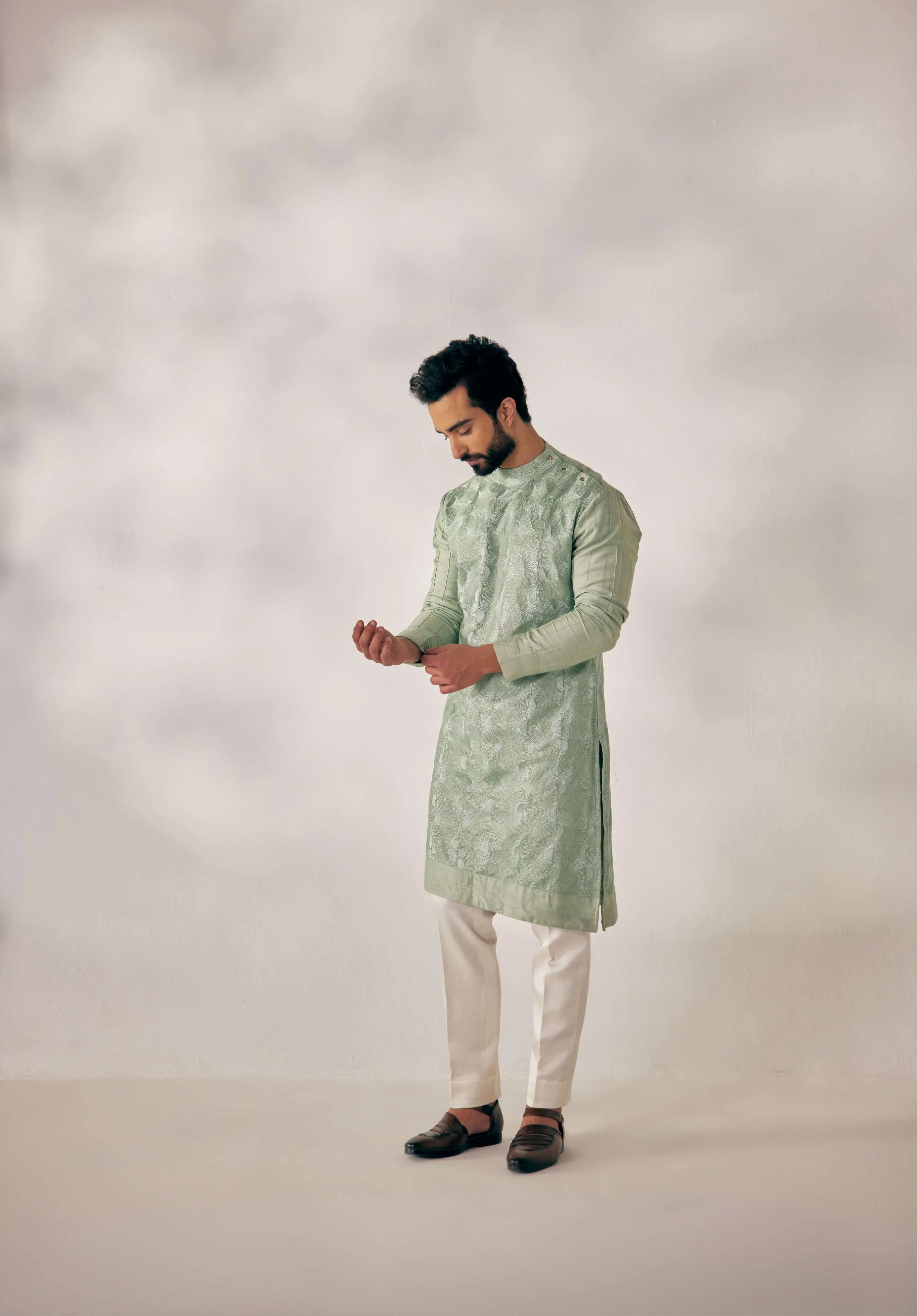 Duckegg Green kurta set