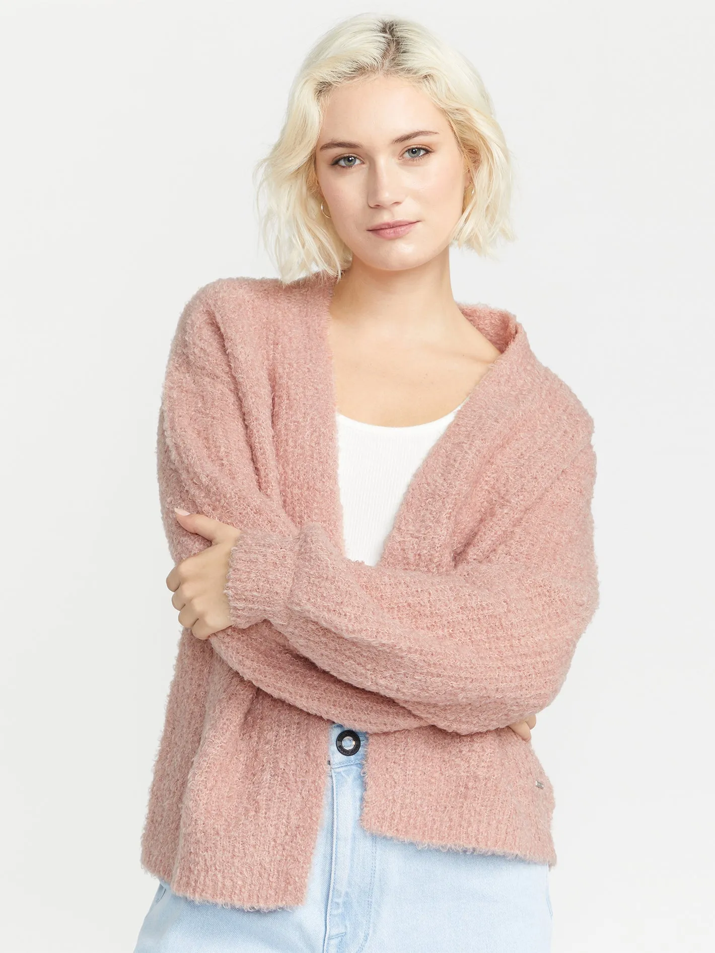 Ecostone Beach Cardigan - Winter Orchid