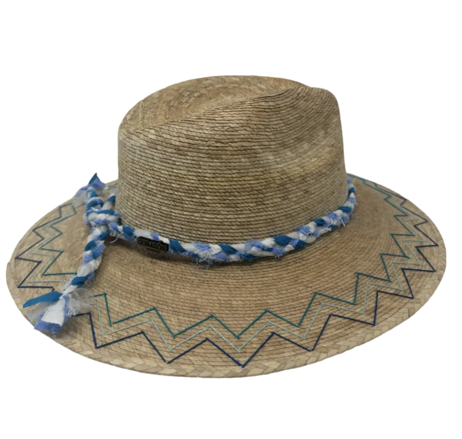 Exclusive Chevron - Blue Hat by Corazon Playero