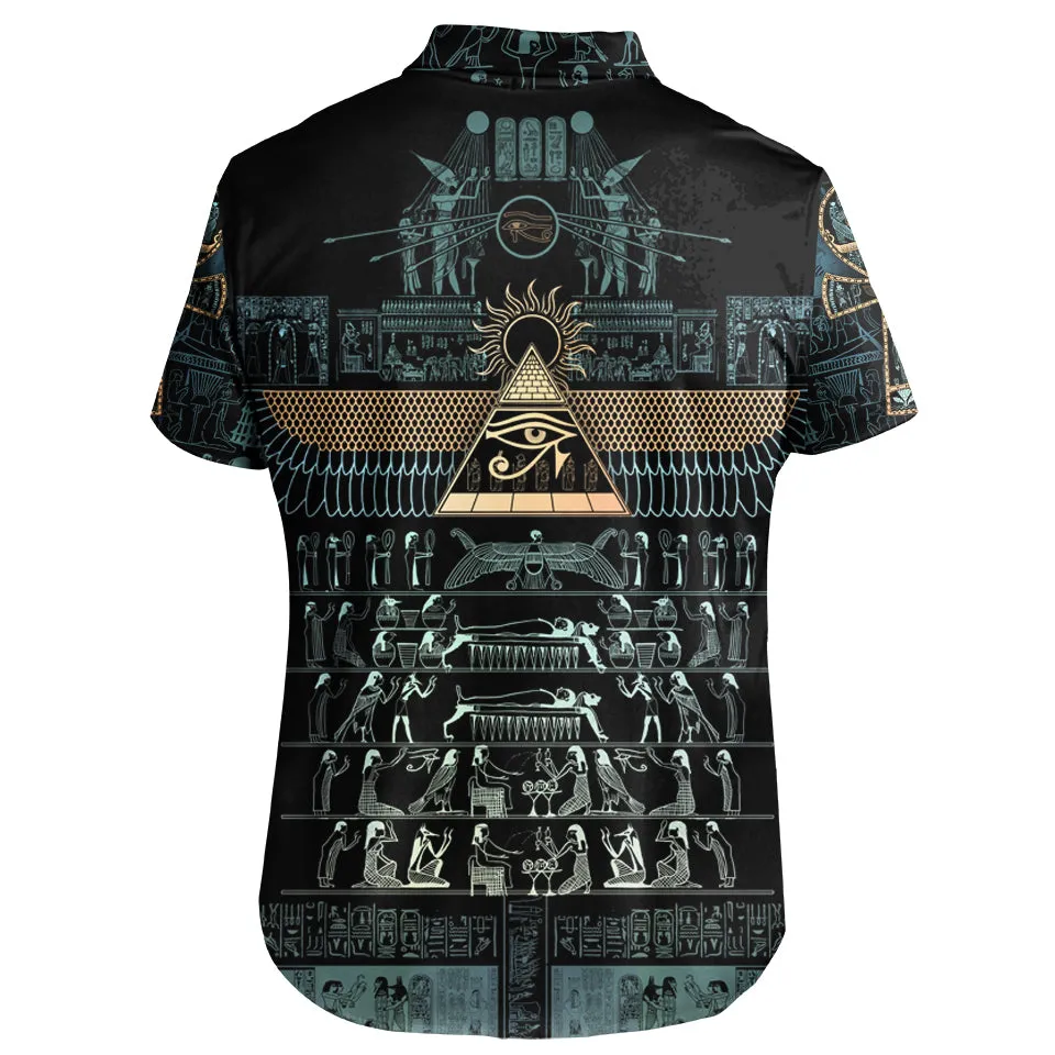 Eye of Ra Button Up Shirt