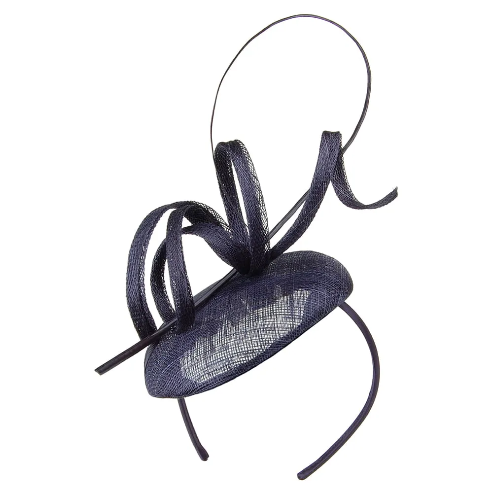 Failsworth Hats Viola Pillbox Fascinator - Midnight