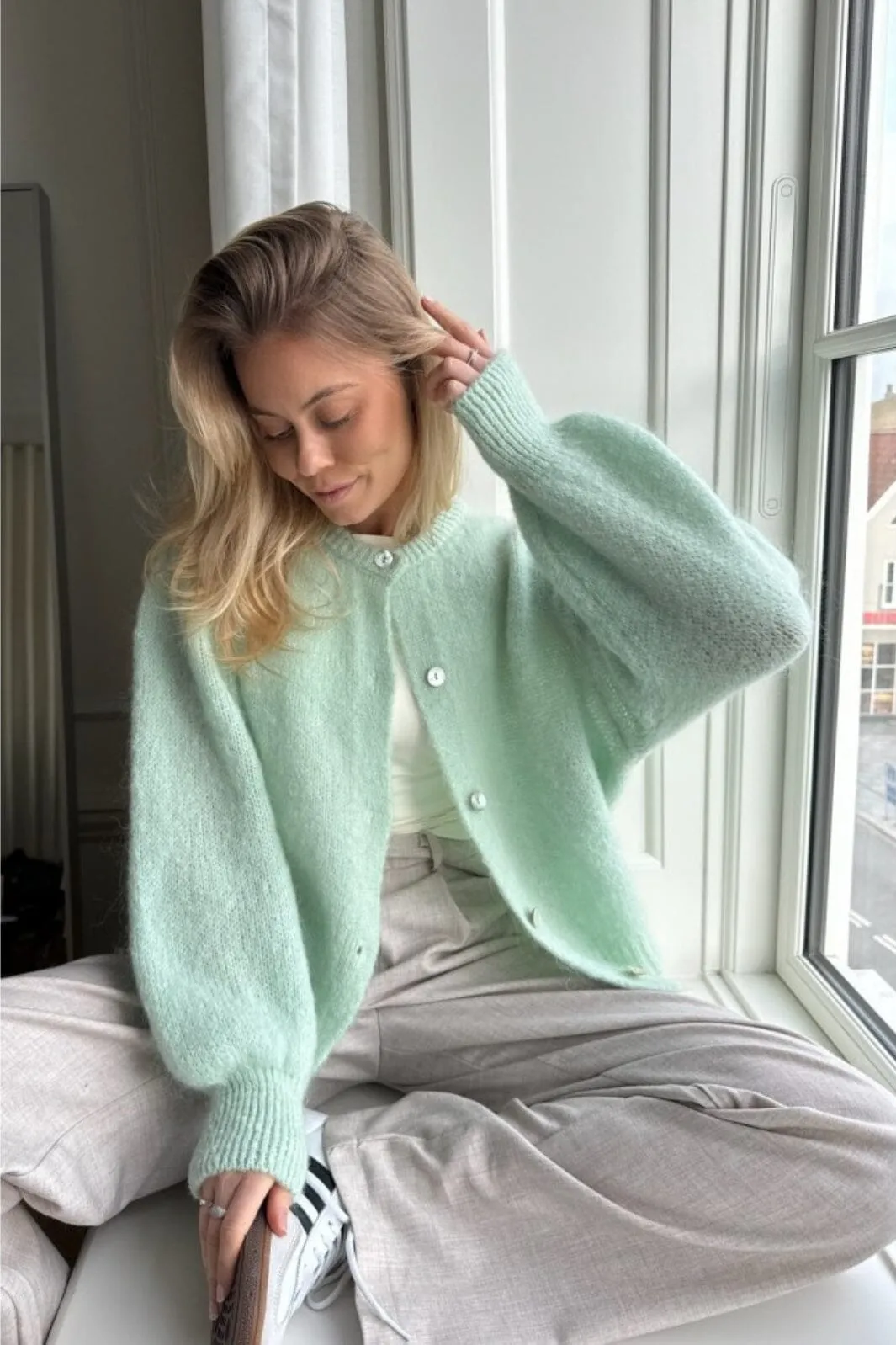 Forudbestilling - BYIC - Idaic Cardigan - mint Mint