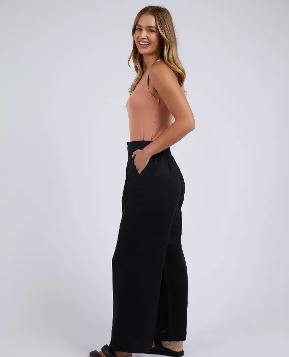 Foxwood Elina Wide Leg Pant - Black