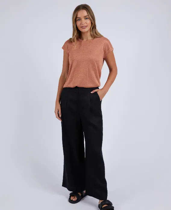 Foxwood Elina Wide Leg Pant - Black