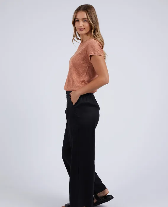 Foxwood Elina Wide Leg Pant - Black