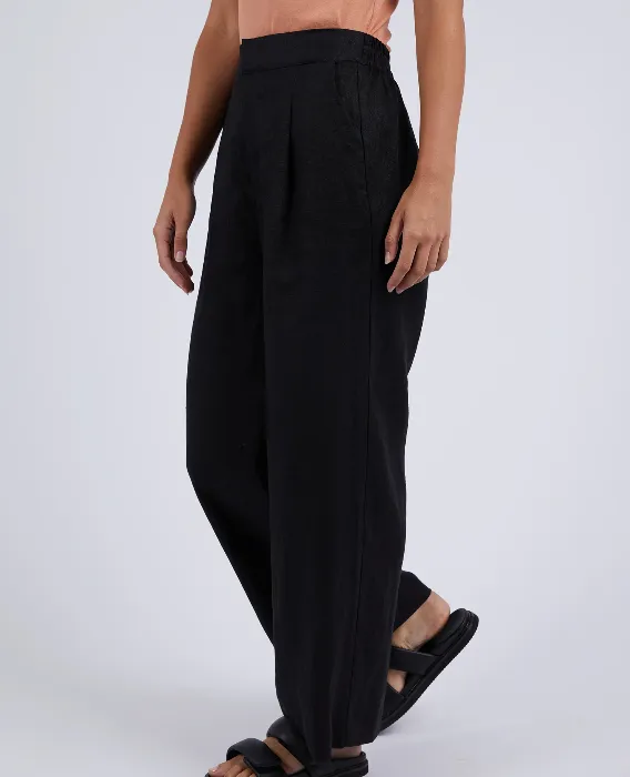 Foxwood Elina Wide Leg Pant - Black