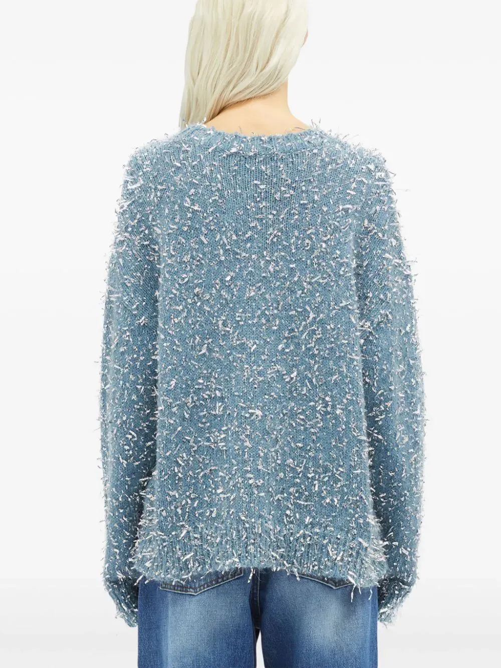 Fuzzy Glitter Sweater