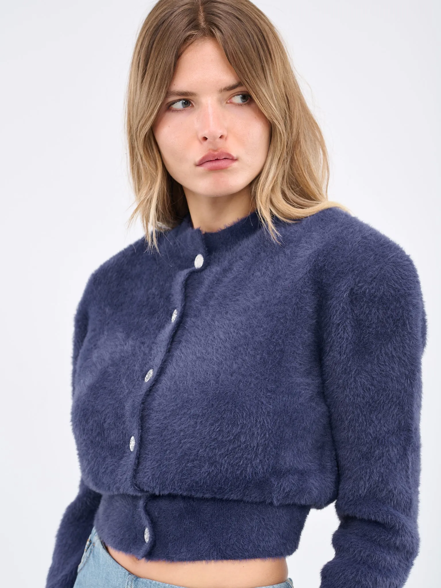 Fuzzy Sweater (A0928-8703-0290-BLUE)