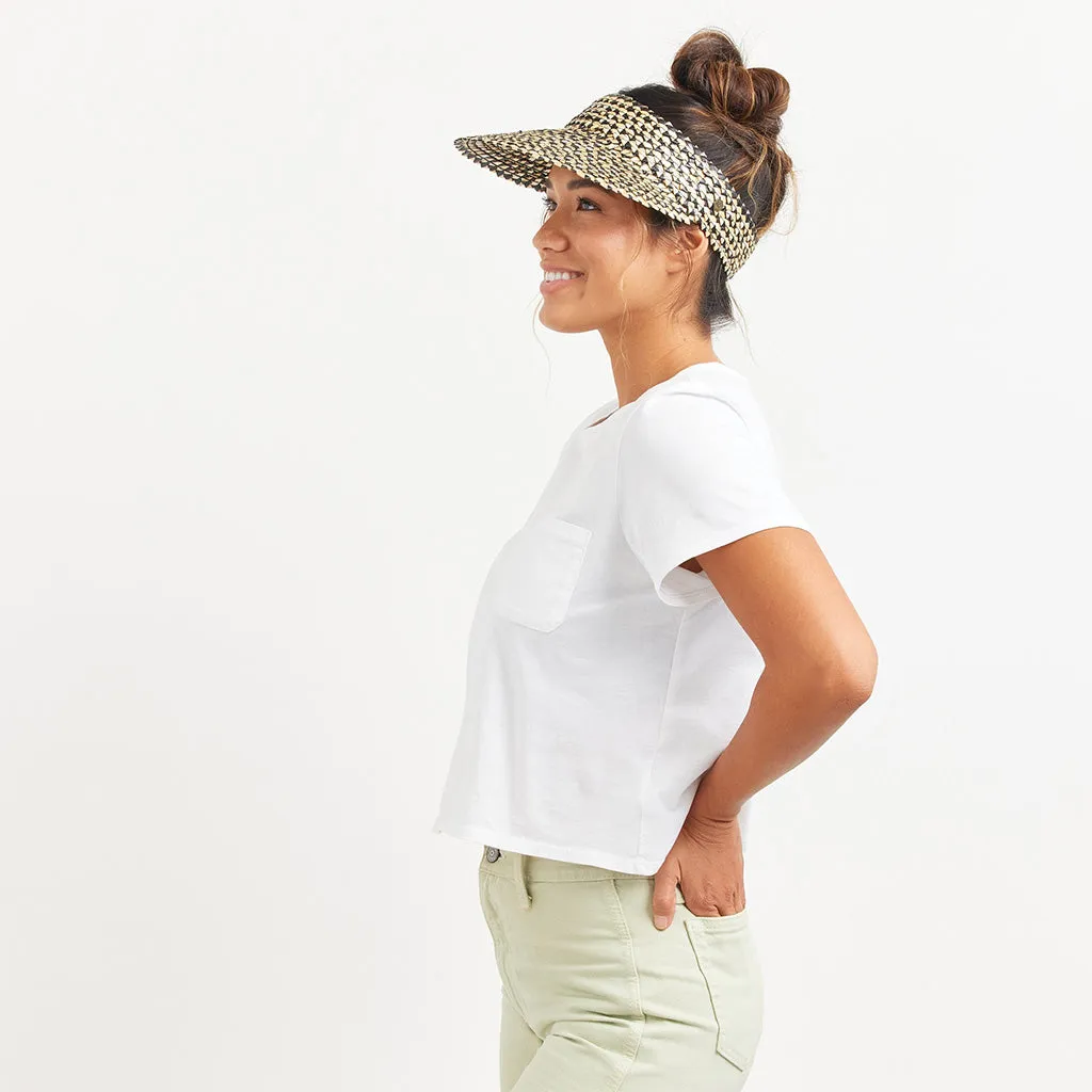 Hemlock Hat Co - Capri Visor in Pepper