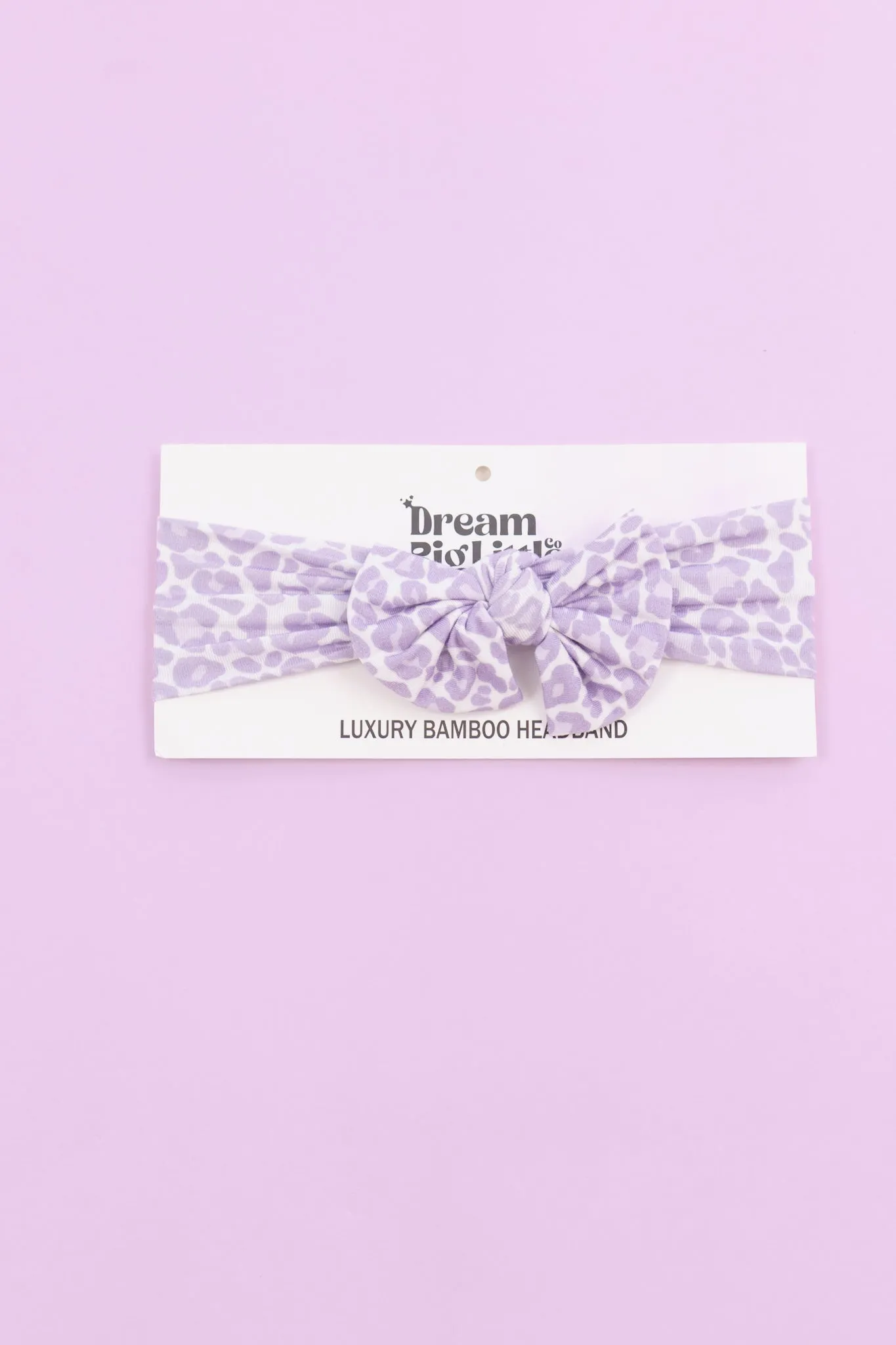 LAVENDER LEOPARD DREAM BOW