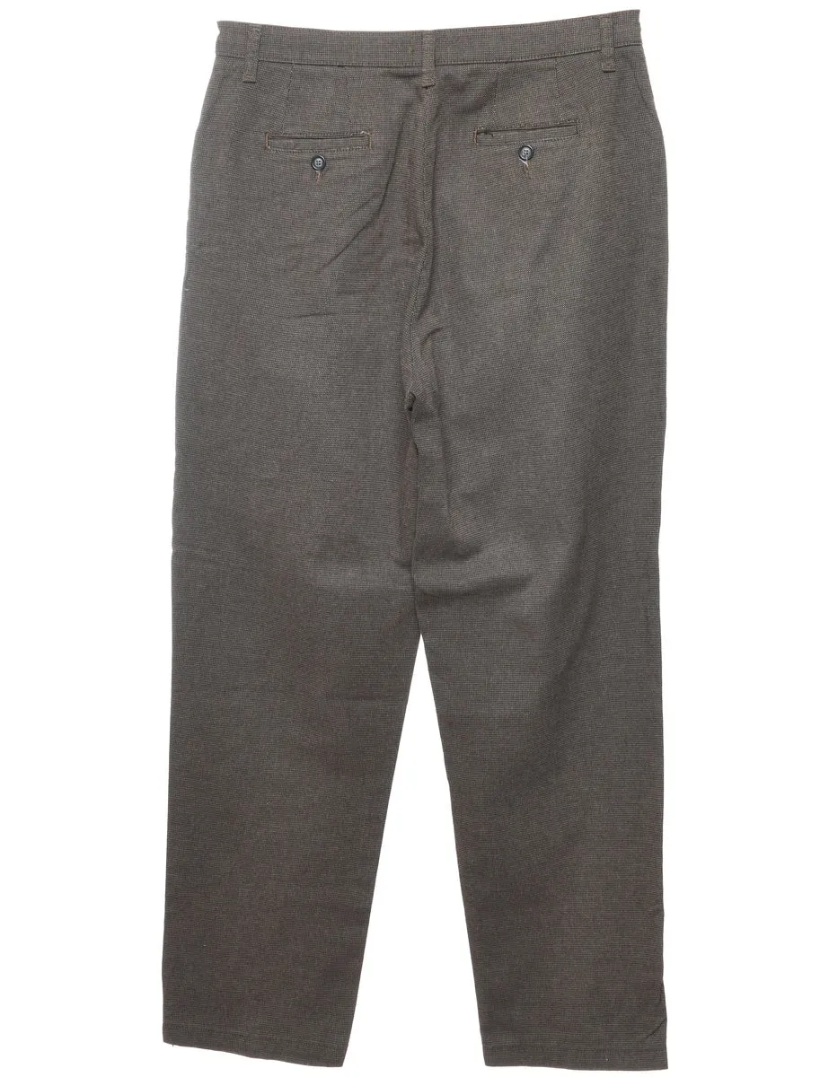 Lee Tapered Patterned Trousers - W34 L32