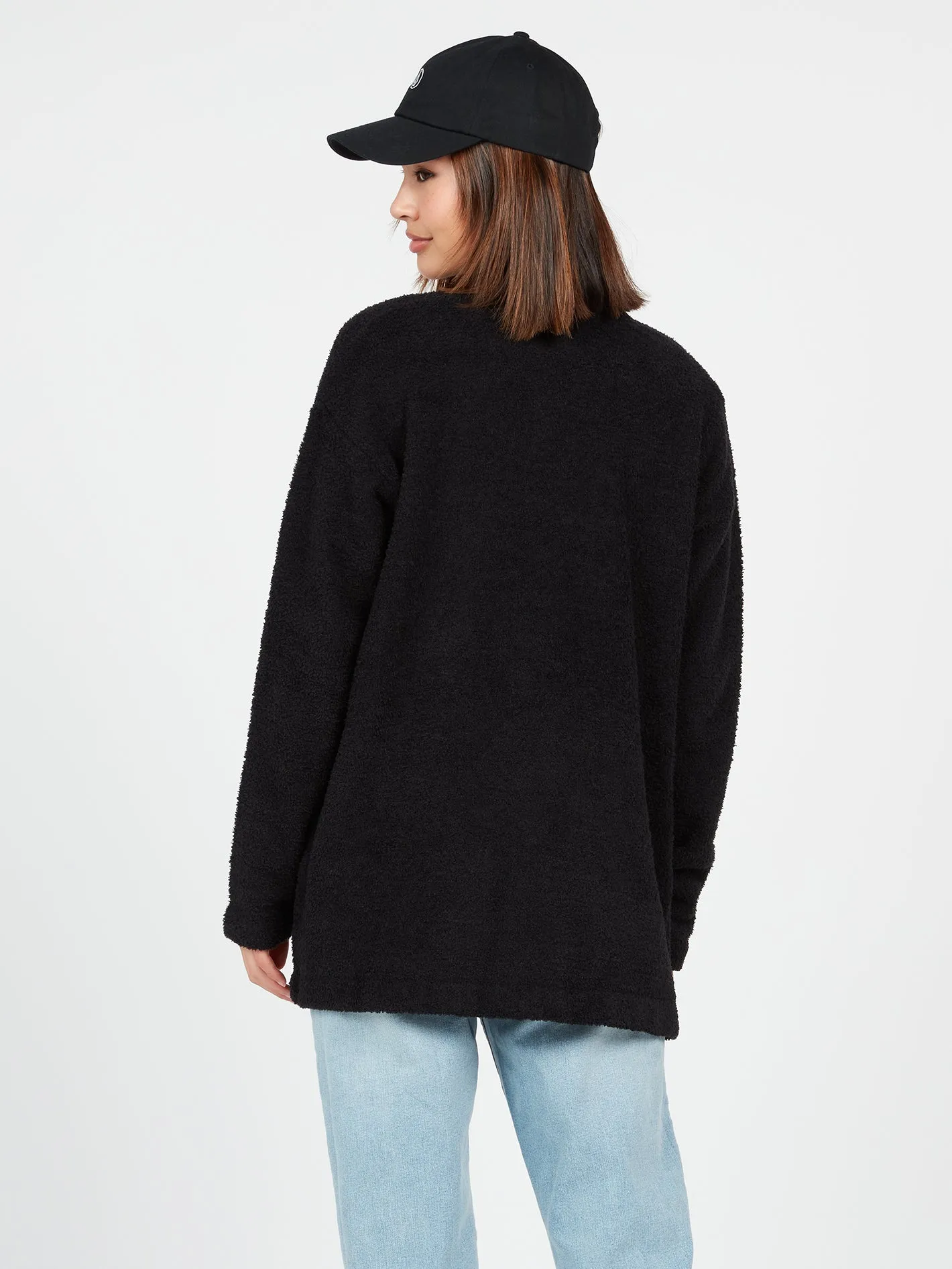 Lived In Lounge Cardigan - Black