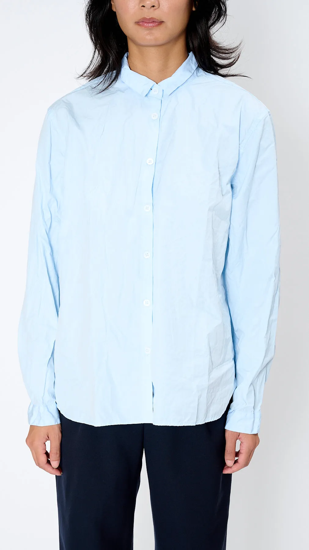 Loose Tyrol Shirt in Light Blue