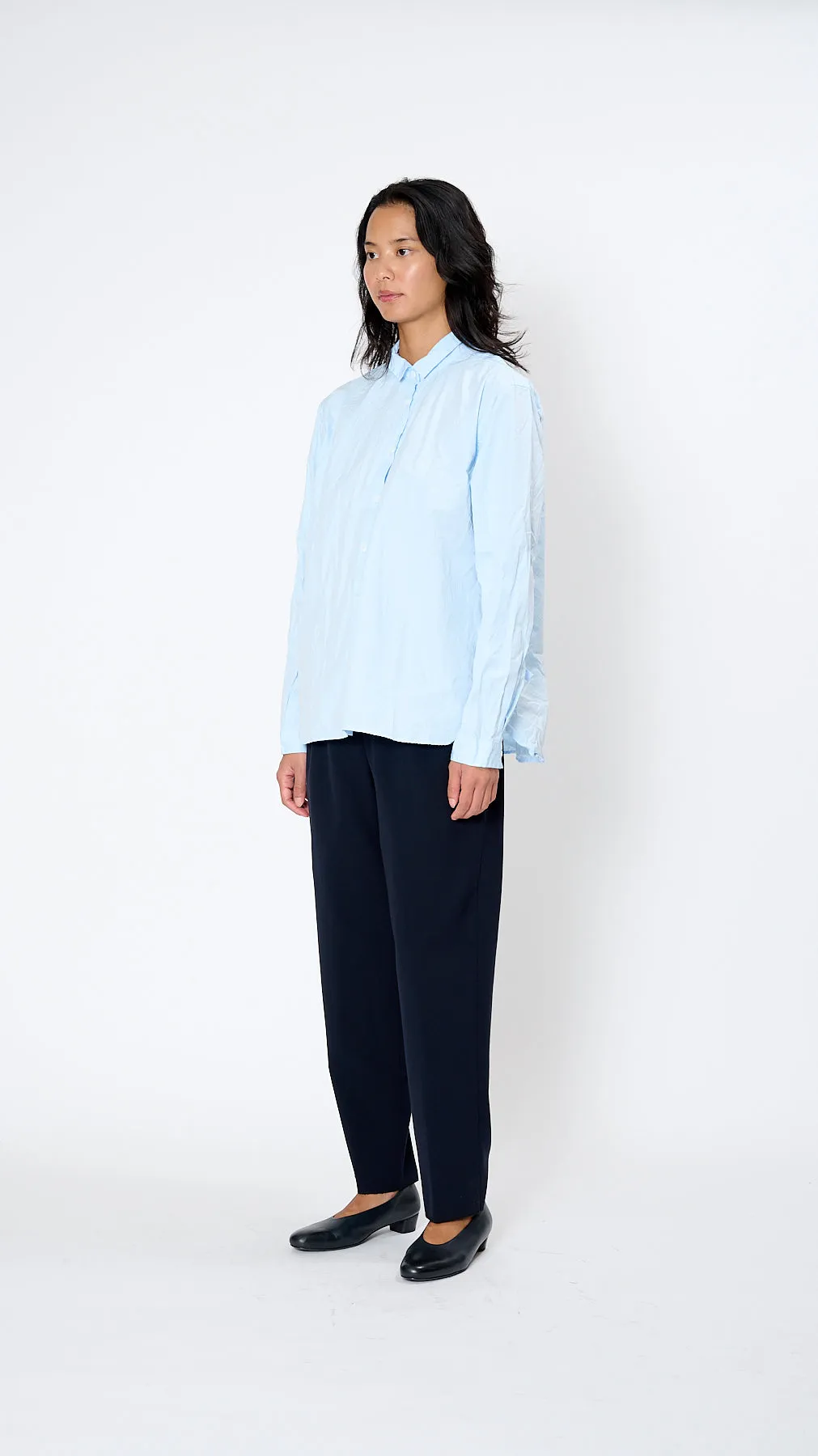 Loose Tyrol Shirt in Light Blue