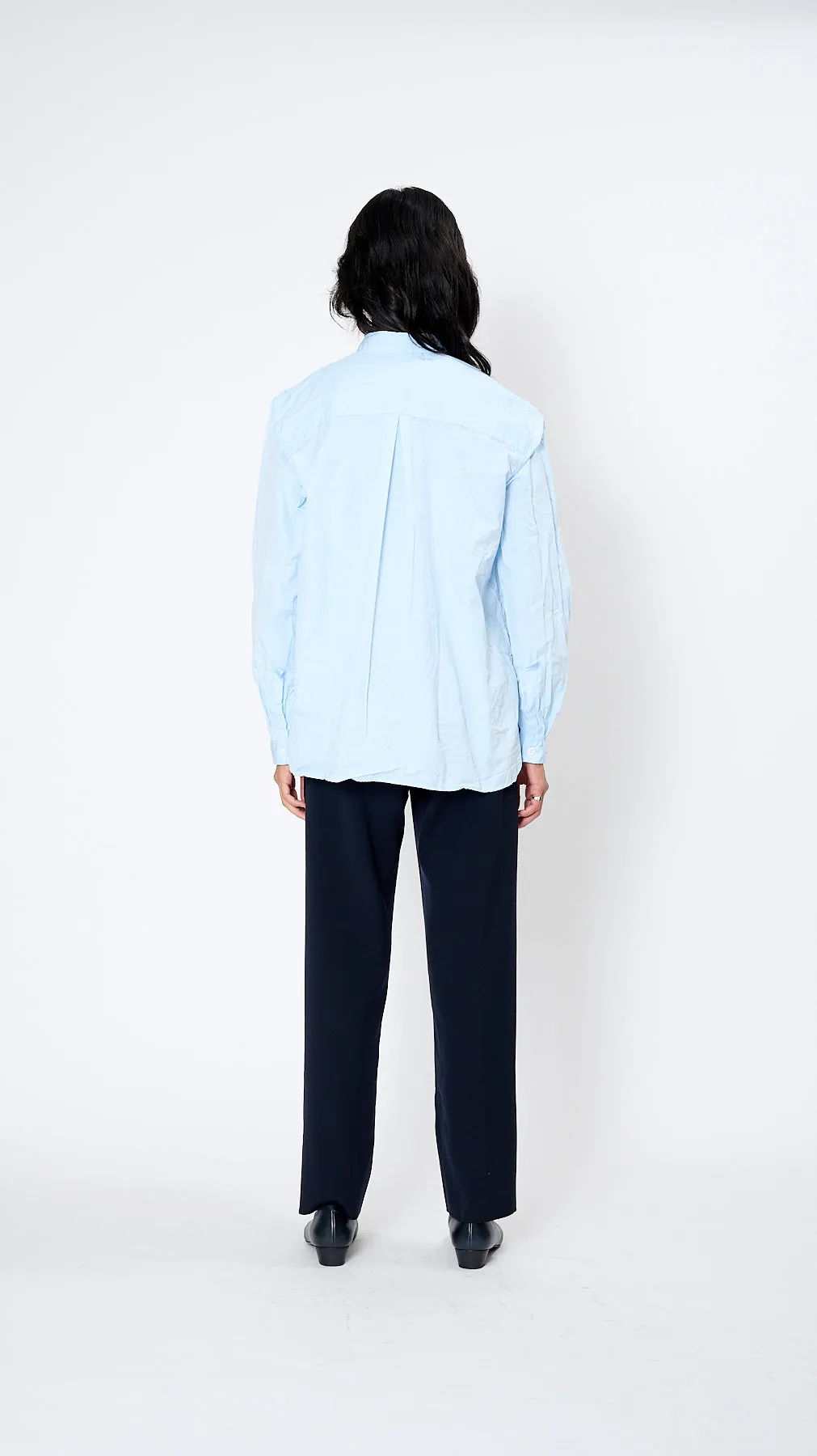 Loose Tyrol Shirt in Light Blue