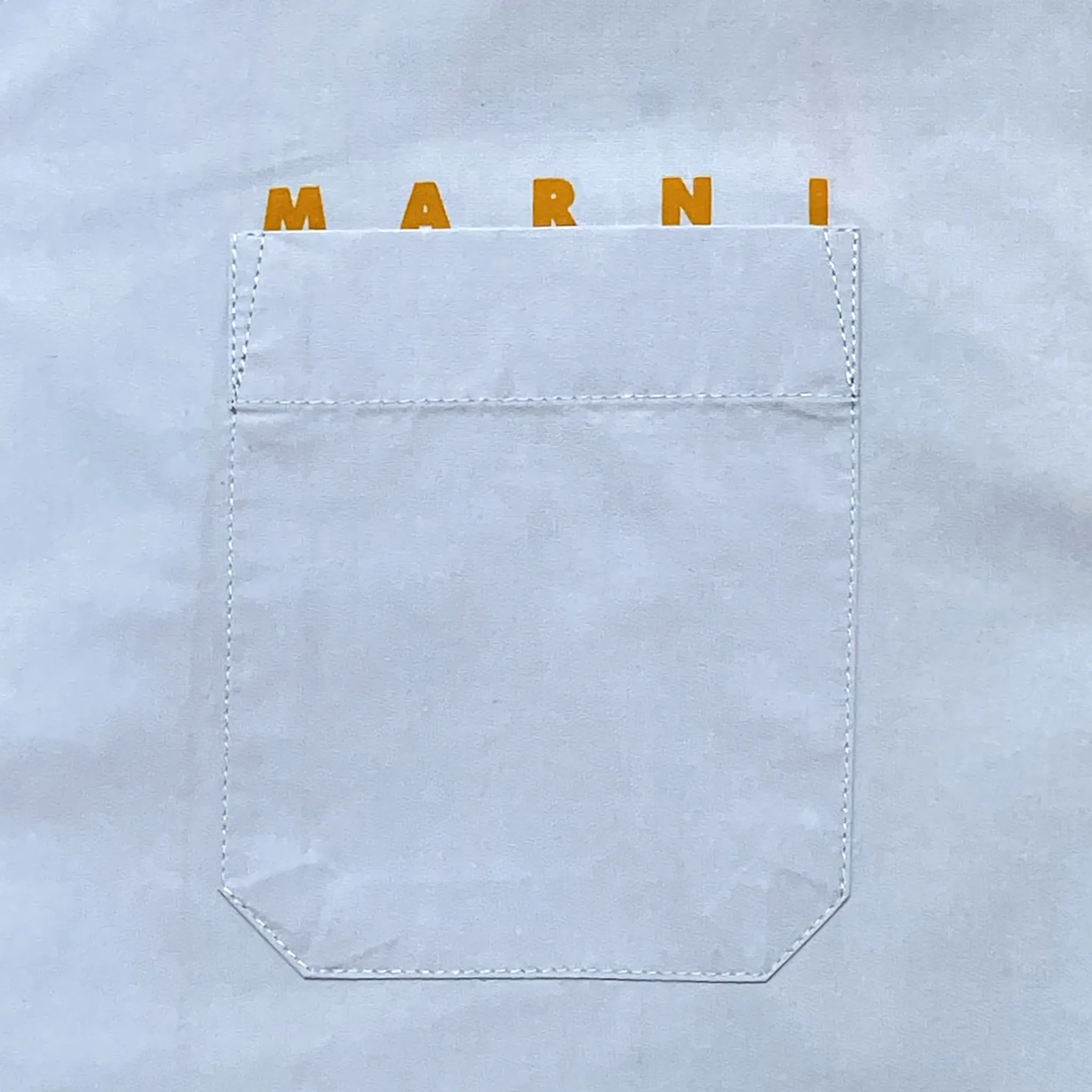 Marni Logo Button Up Short Sleeve Light Blue Pre-Owned