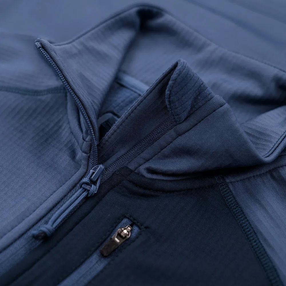 Mens Bresprekk Full Zip Fleece (Indigo/Navy)