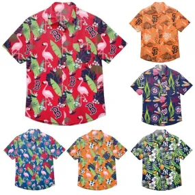 MLB Floral Button Up Shirts