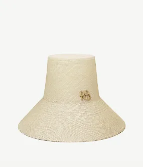 Monogram-embellished Wide Brim Hat