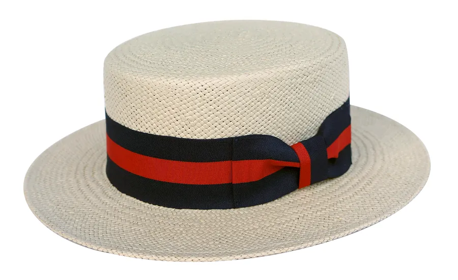 Nicholas | Classic Straw Boater Hat