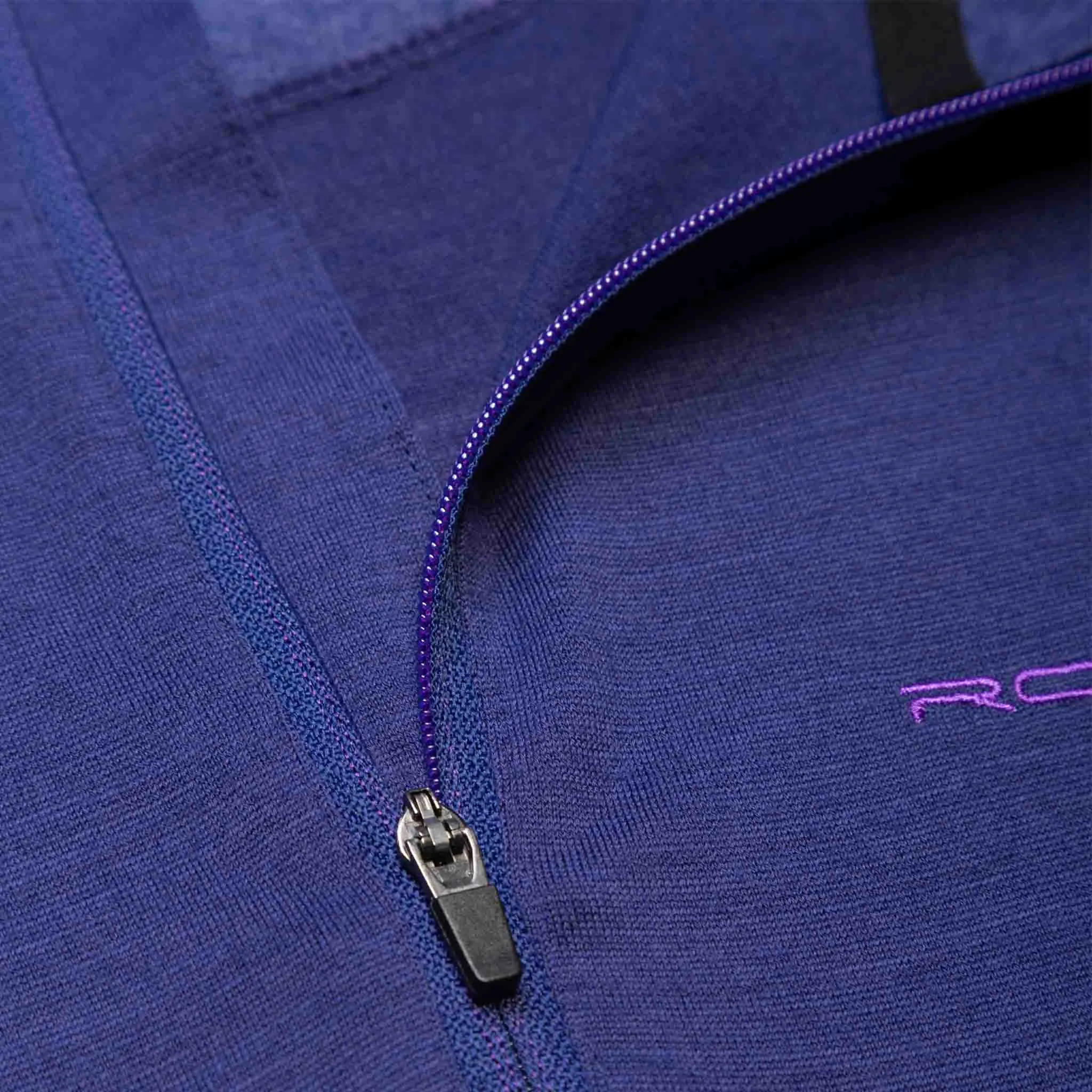 Ronhill | Women's Tech Merino 1/2 Zip - Deep Ocean/Regal Purple