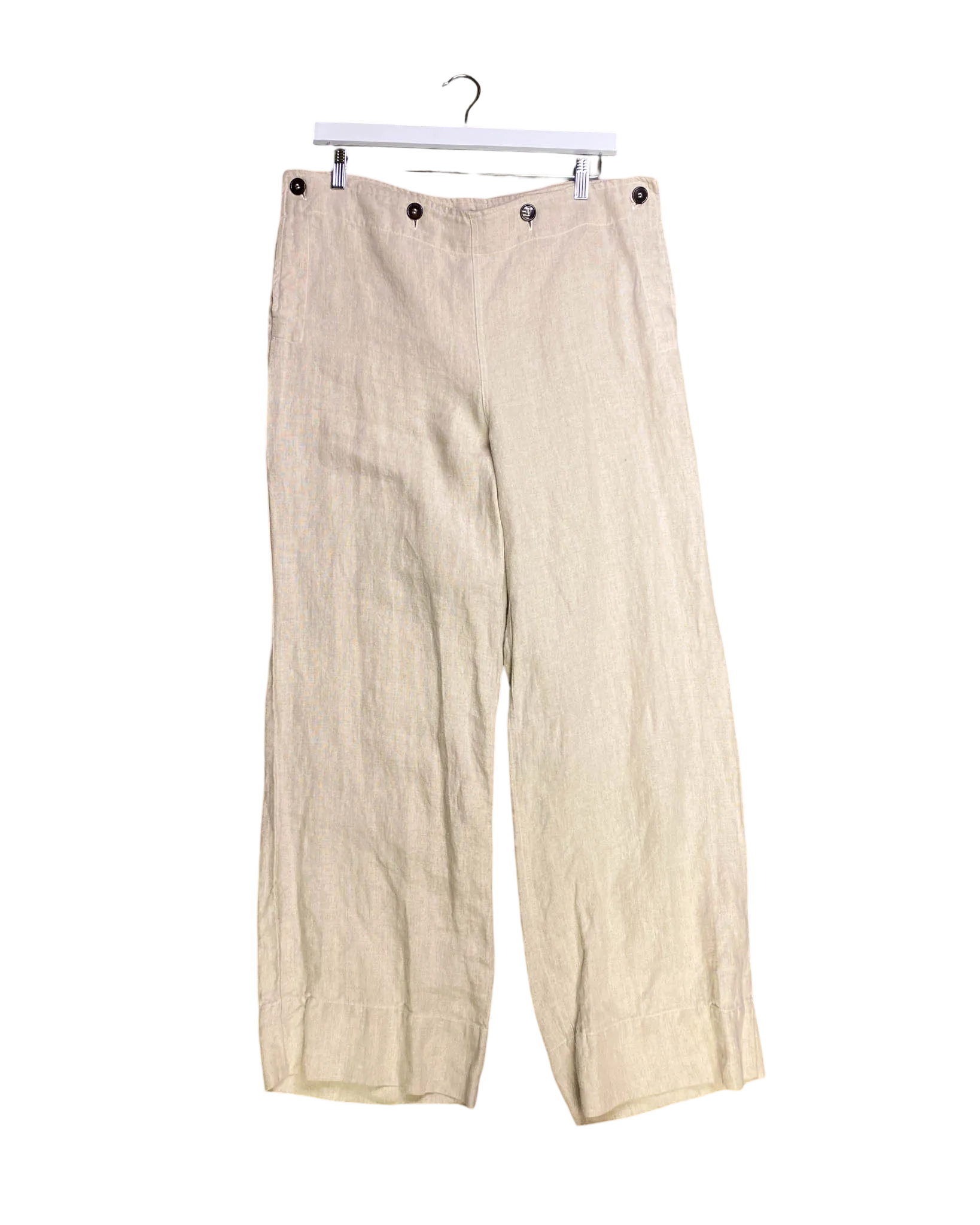 Size XL - Mettal Melbourne Button Linen Pants