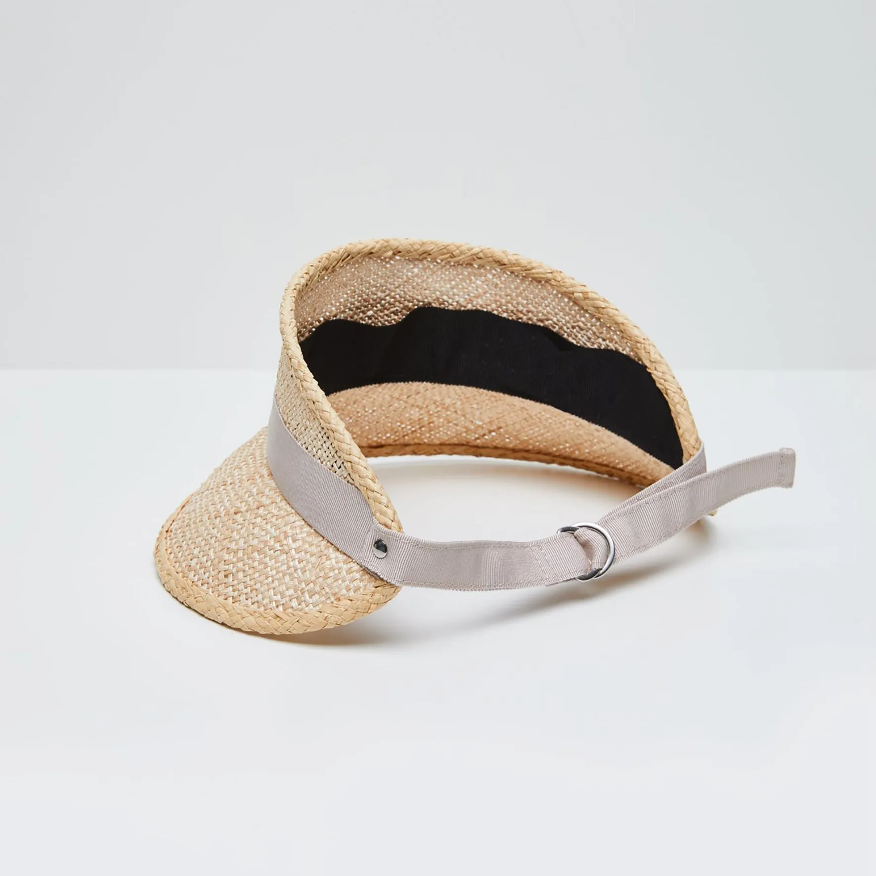 Straw Sun Visor — natural