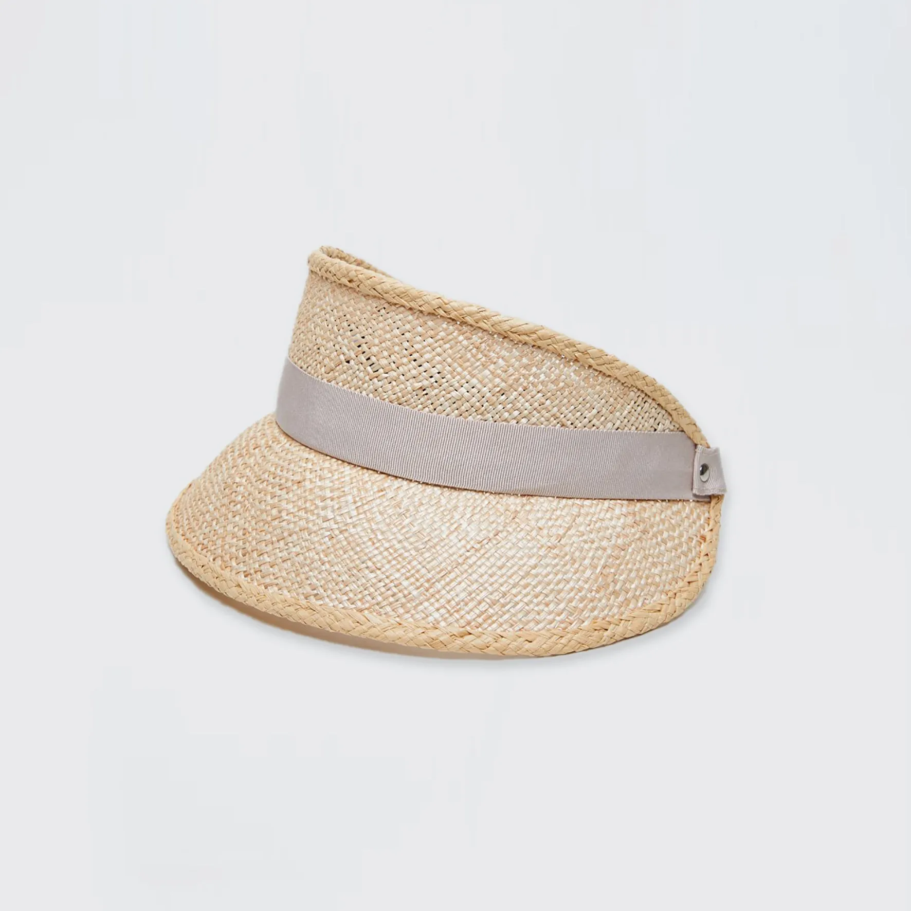 Straw Sun Visor — natural