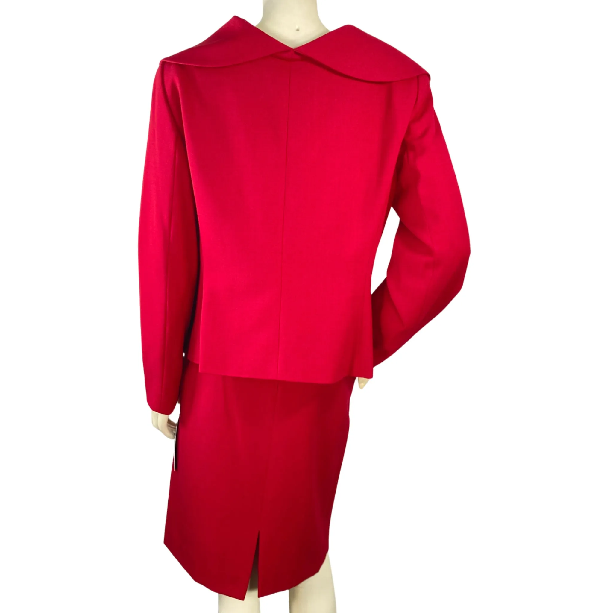 Tahari Red Skirt and Blazer