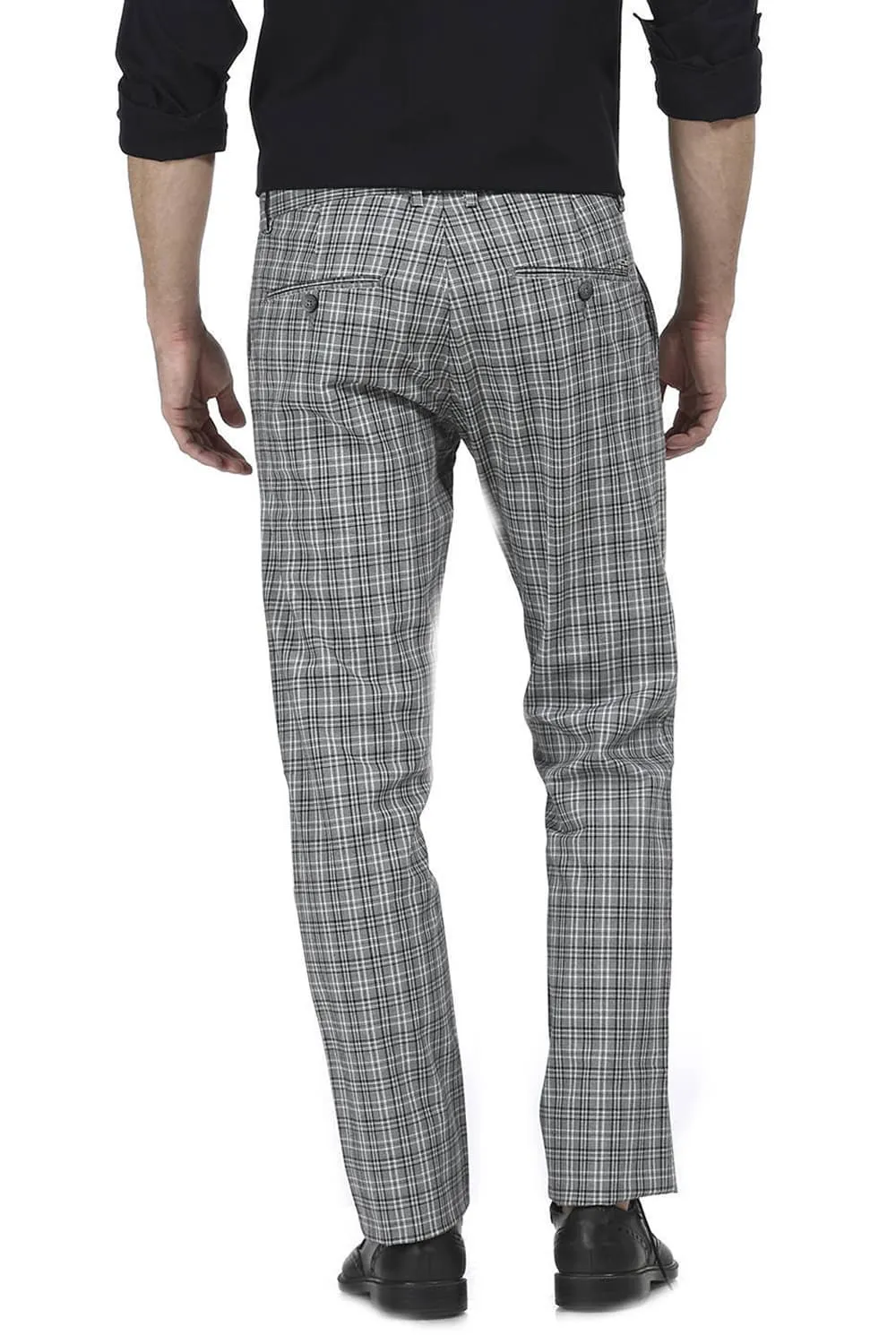 Tapered Fit Checks Trouser