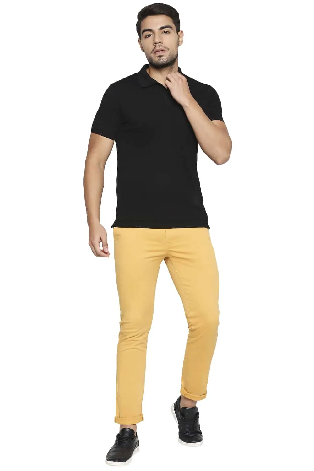 Tapered Fit Over Dyed Stretch Trouser