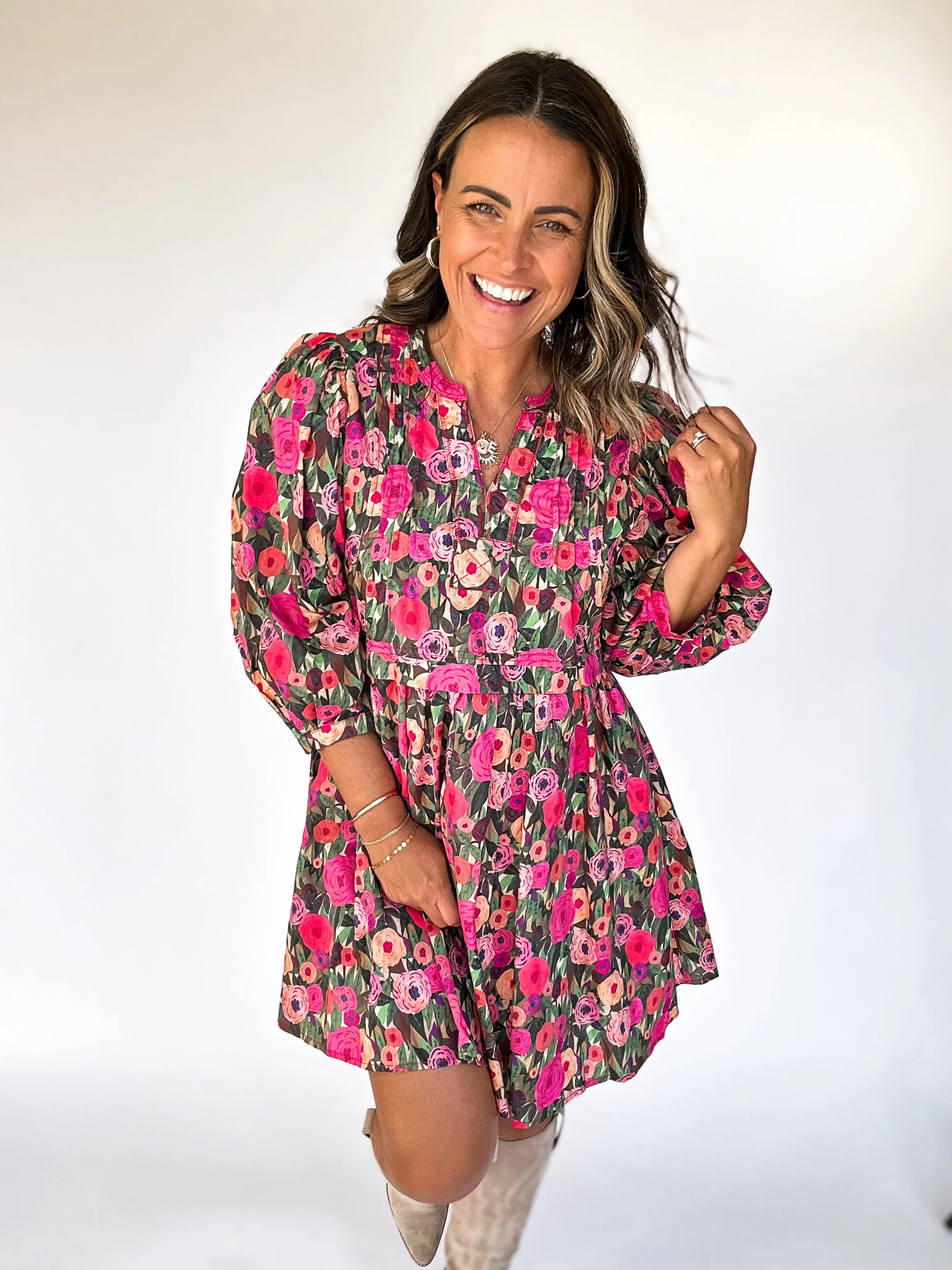 The Flirty Floral Dress