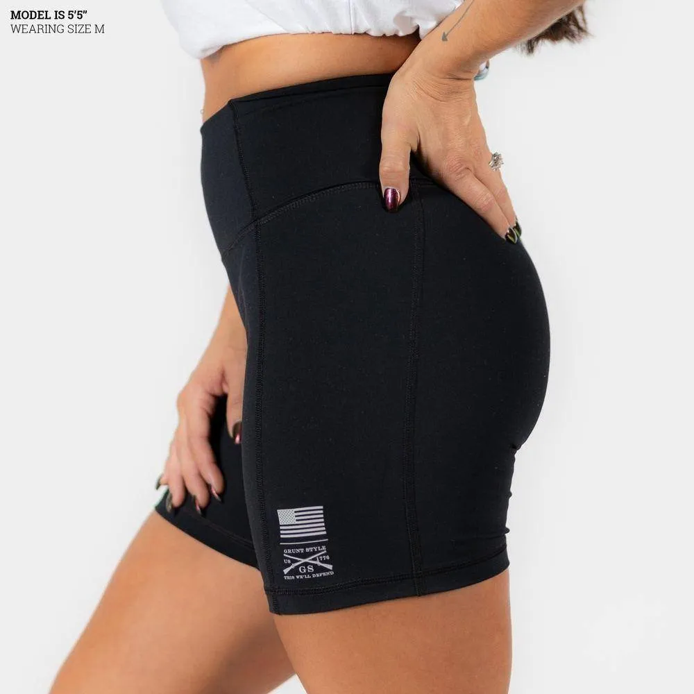 Women's Biker Short - Black