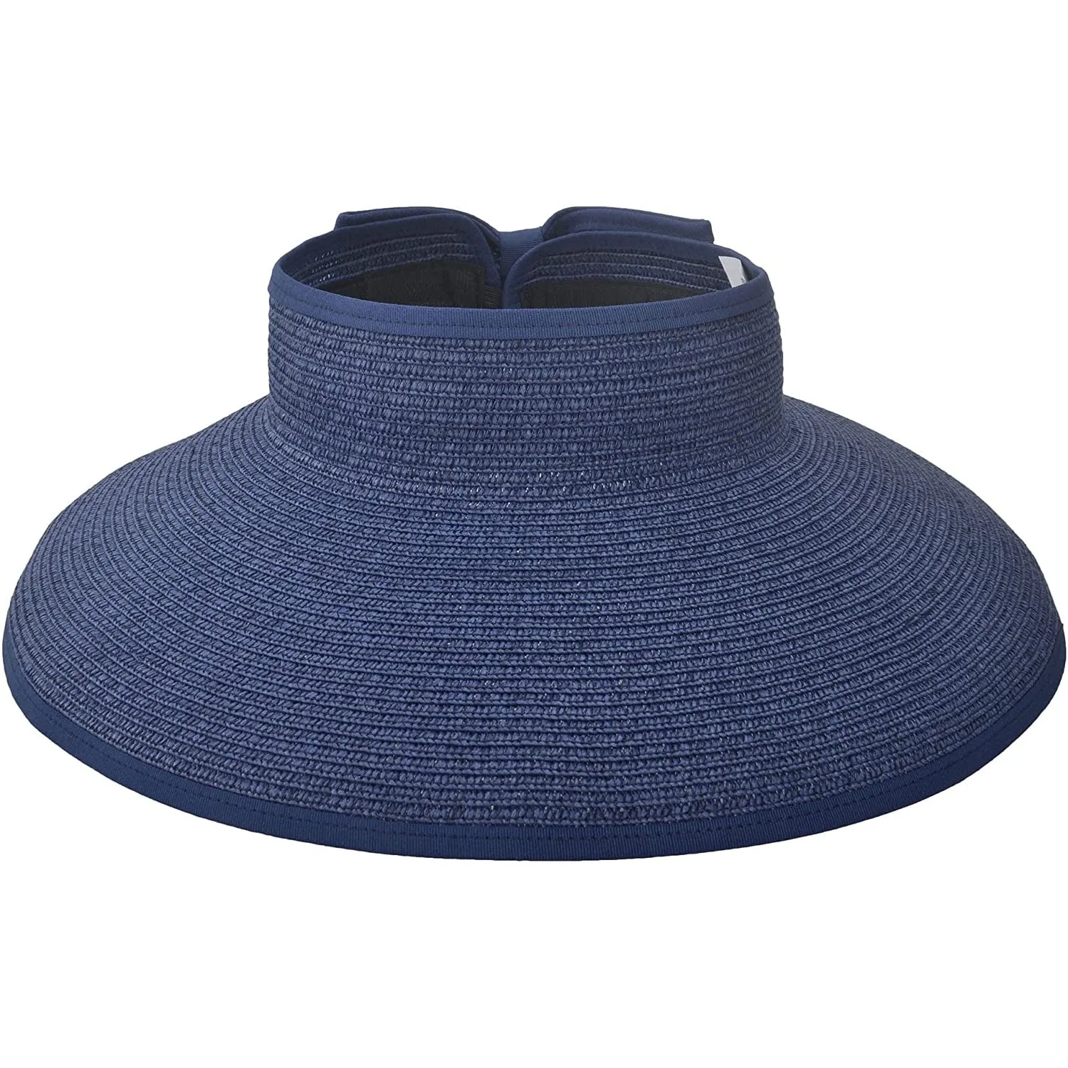 Women's Wide Brim Roll-up Straw Sun Hat Sun Visor