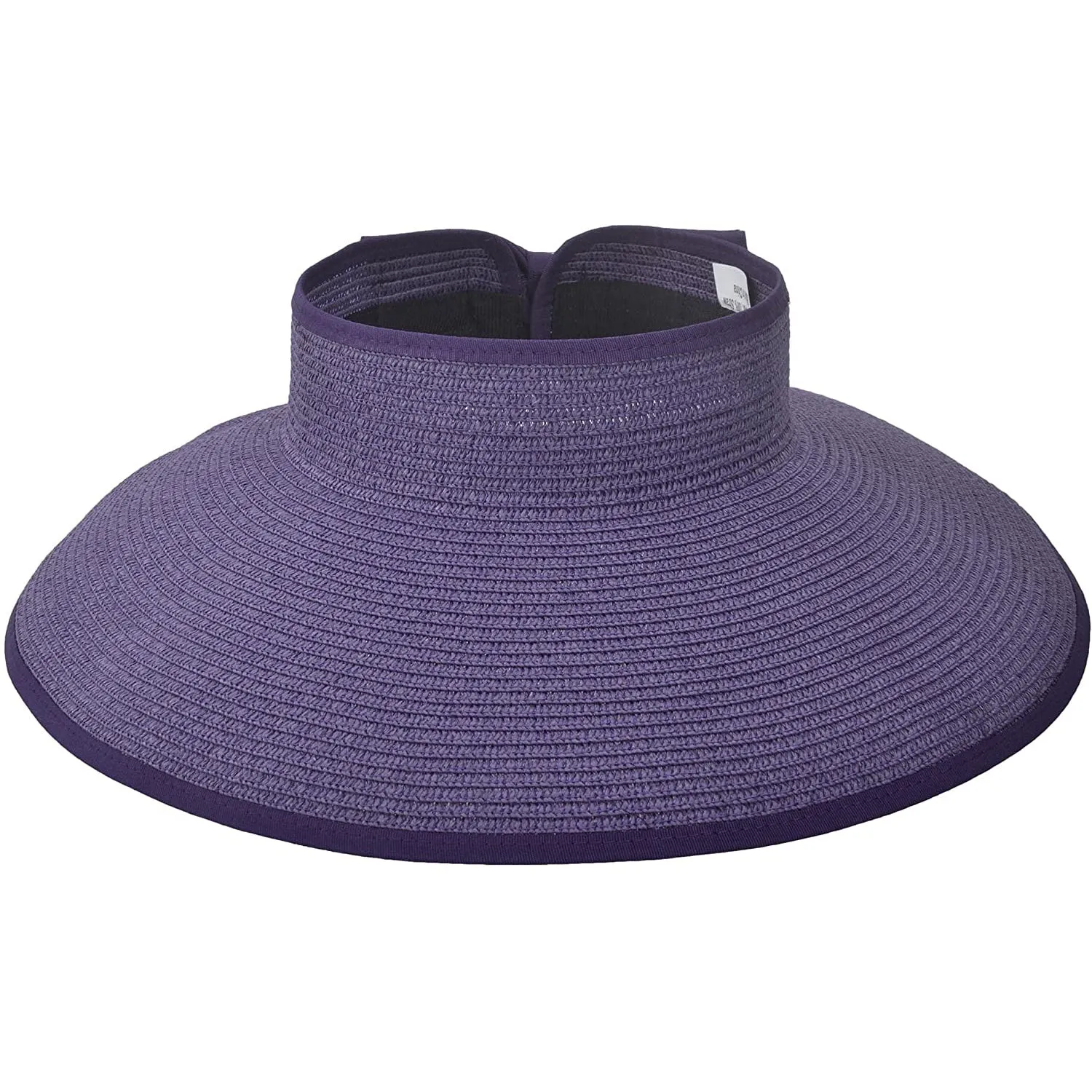 Women's Wide Brim Roll-up Straw Sun Hat Sun Visor